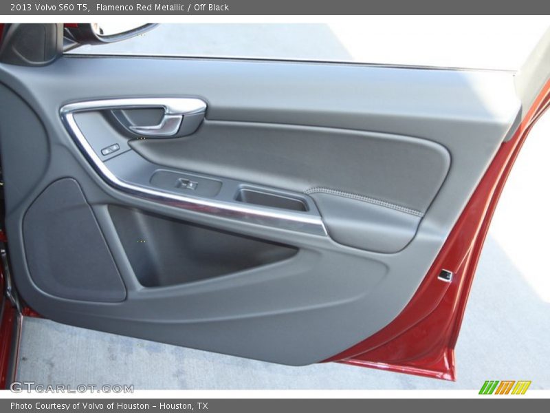 Flamenco Red Metallic / Off Black 2013 Volvo S60 T5