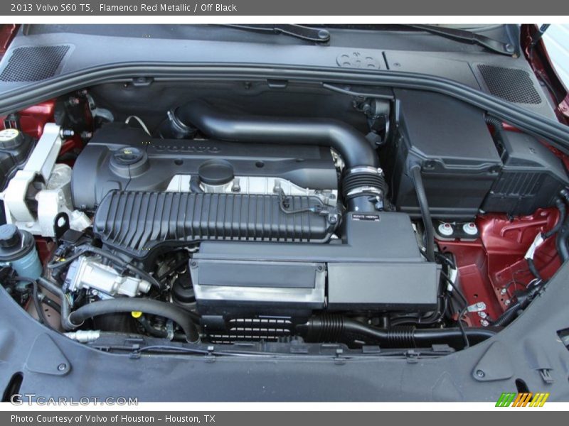 Flamenco Red Metallic / Off Black 2013 Volvo S60 T5