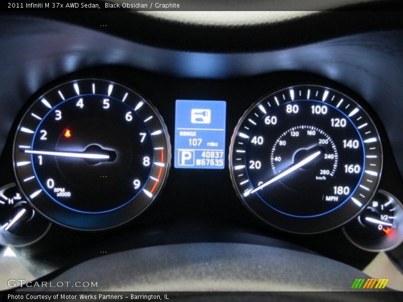 Black Obsidian / Graphite 2011 Infiniti M 37x AWD Sedan