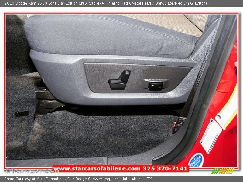 Inferno Red Crystal Pearl / Dark Slate/Medium Graystone 2010 Dodge Ram 2500 Lone Star Edition Crew Cab 4x4