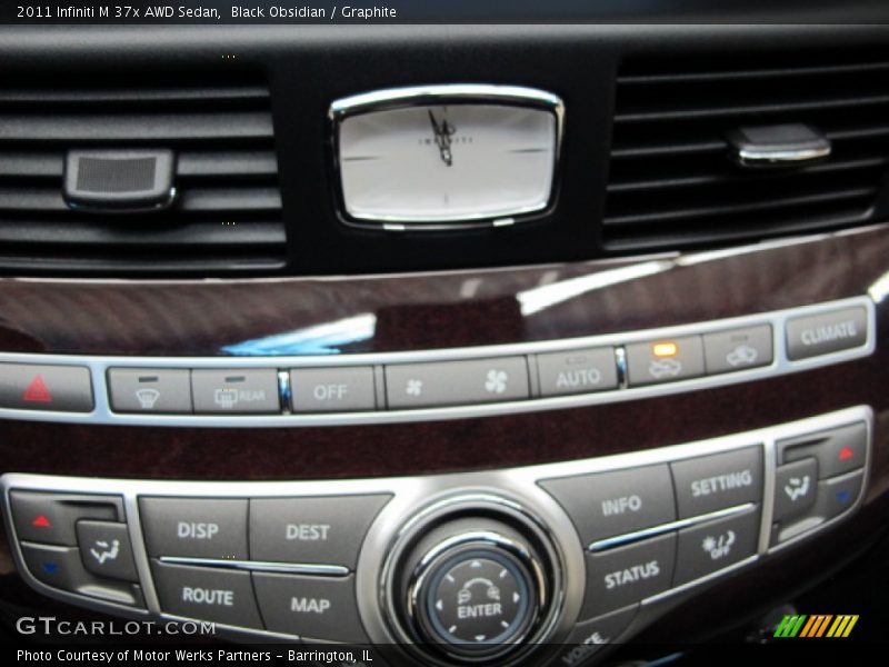 Black Obsidian / Graphite 2011 Infiniti M 37x AWD Sedan
