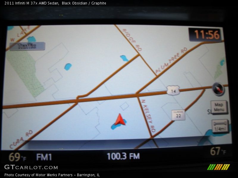 Black Obsidian / Graphite 2011 Infiniti M 37x AWD Sedan