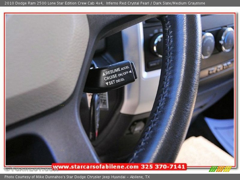 Inferno Red Crystal Pearl / Dark Slate/Medium Graystone 2010 Dodge Ram 2500 Lone Star Edition Crew Cab 4x4