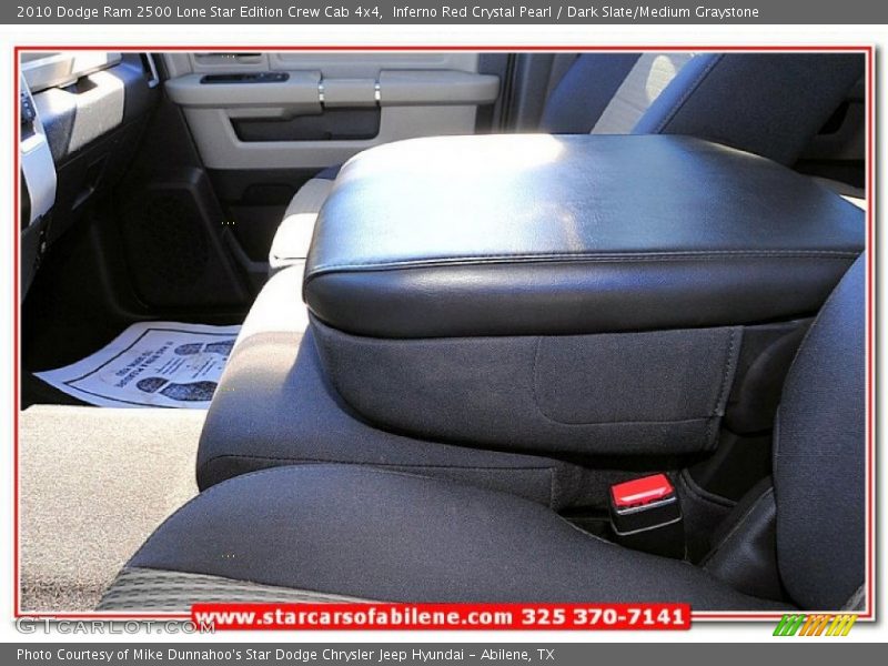 Inferno Red Crystal Pearl / Dark Slate/Medium Graystone 2010 Dodge Ram 2500 Lone Star Edition Crew Cab 4x4