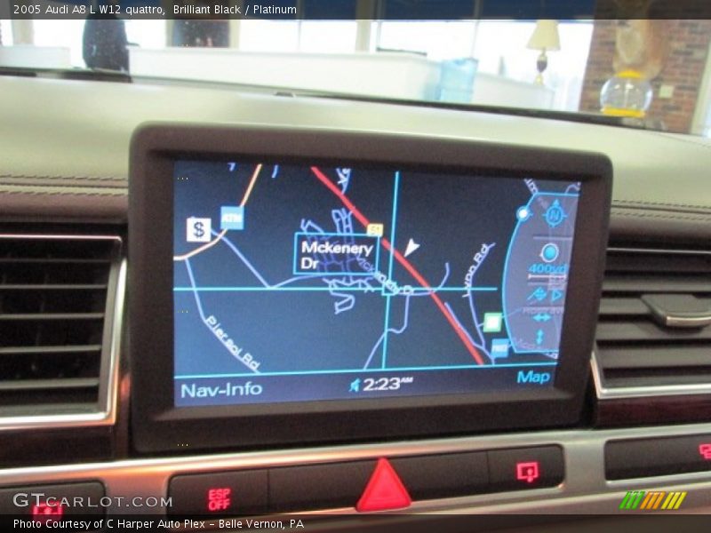Navigation of 2005 A8 L W12 quattro