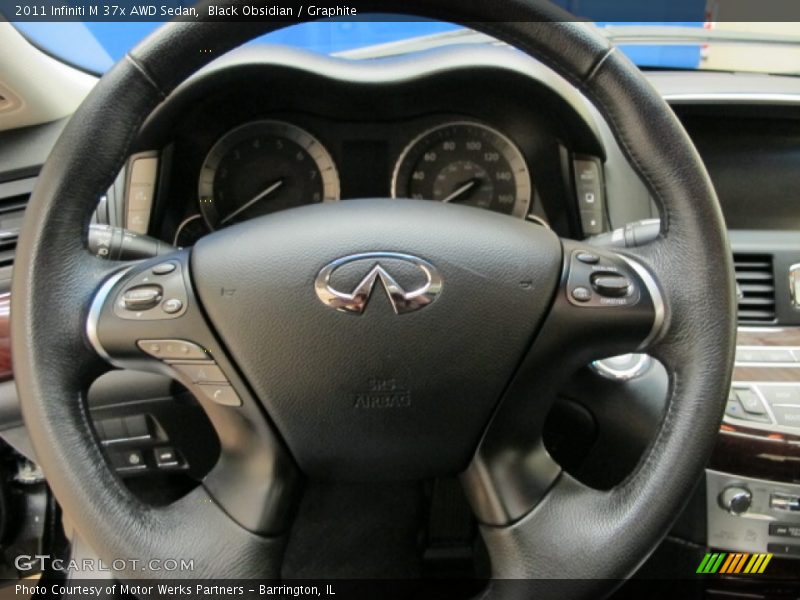 Black Obsidian / Graphite 2011 Infiniti M 37x AWD Sedan