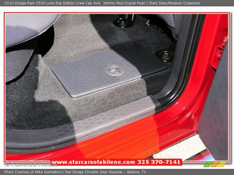 Inferno Red Crystal Pearl / Dark Slate/Medium Graystone 2010 Dodge Ram 2500 Lone Star Edition Crew Cab 4x4