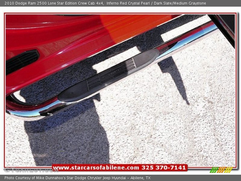 Inferno Red Crystal Pearl / Dark Slate/Medium Graystone 2010 Dodge Ram 2500 Lone Star Edition Crew Cab 4x4