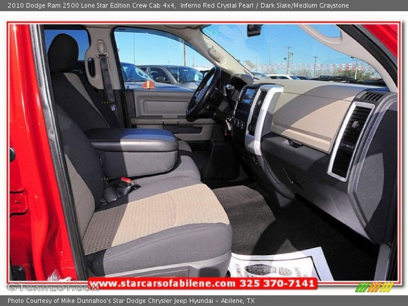 Inferno Red Crystal Pearl / Dark Slate/Medium Graystone 2010 Dodge Ram 2500 Lone Star Edition Crew Cab 4x4