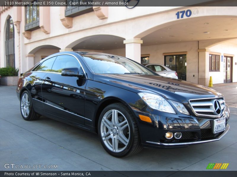 Front 3/4 View of 2010 E 350 Coupe