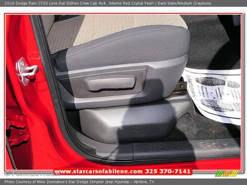 Inferno Red Crystal Pearl / Dark Slate/Medium Graystone 2010 Dodge Ram 2500 Lone Star Edition Crew Cab 4x4