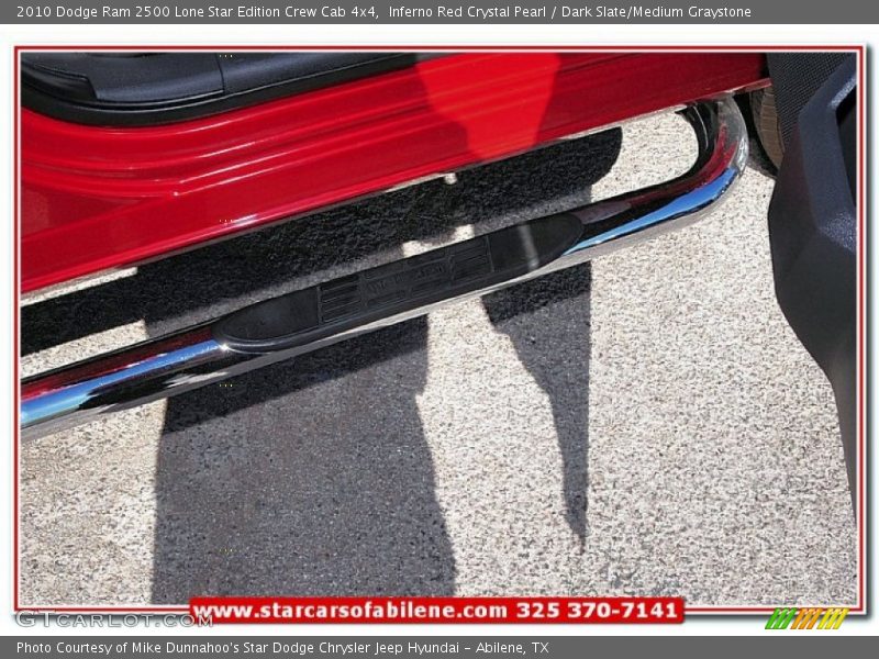 Inferno Red Crystal Pearl / Dark Slate/Medium Graystone 2010 Dodge Ram 2500 Lone Star Edition Crew Cab 4x4