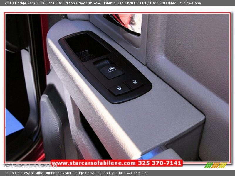 Inferno Red Crystal Pearl / Dark Slate/Medium Graystone 2010 Dodge Ram 2500 Lone Star Edition Crew Cab 4x4