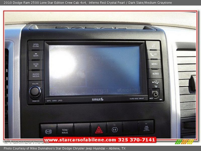 Inferno Red Crystal Pearl / Dark Slate/Medium Graystone 2010 Dodge Ram 2500 Lone Star Edition Crew Cab 4x4