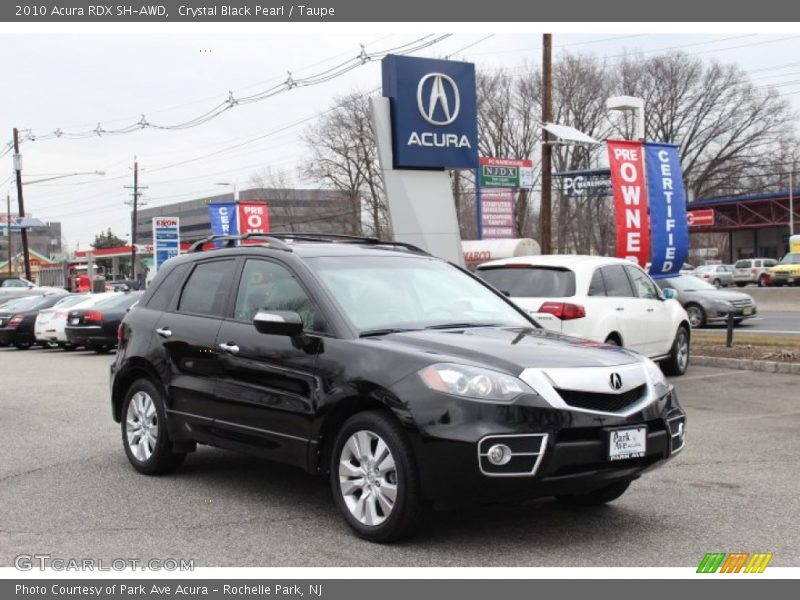 Crystal Black Pearl / Taupe 2010 Acura RDX SH-AWD