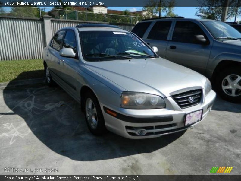 Sterling Metallic / Gray 2005 Hyundai Elantra GT Sedan