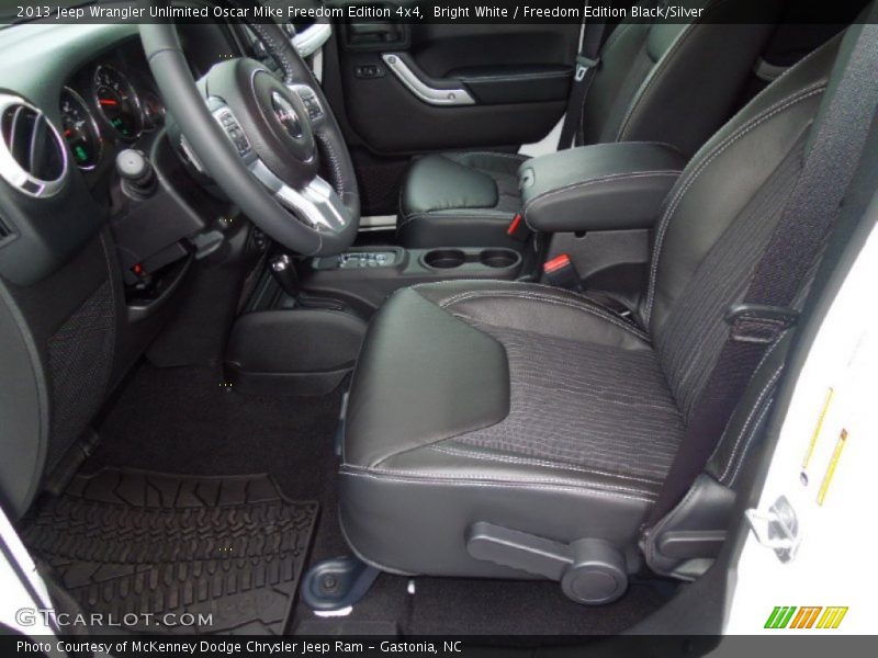  2013 Wrangler Unlimited Oscar Mike Freedom Edition 4x4 Freedom Edition Black/Silver Interior