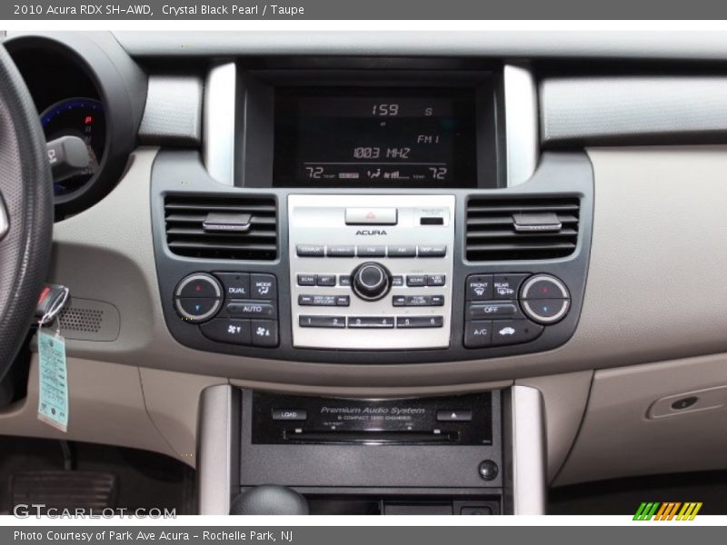 Crystal Black Pearl / Taupe 2010 Acura RDX SH-AWD