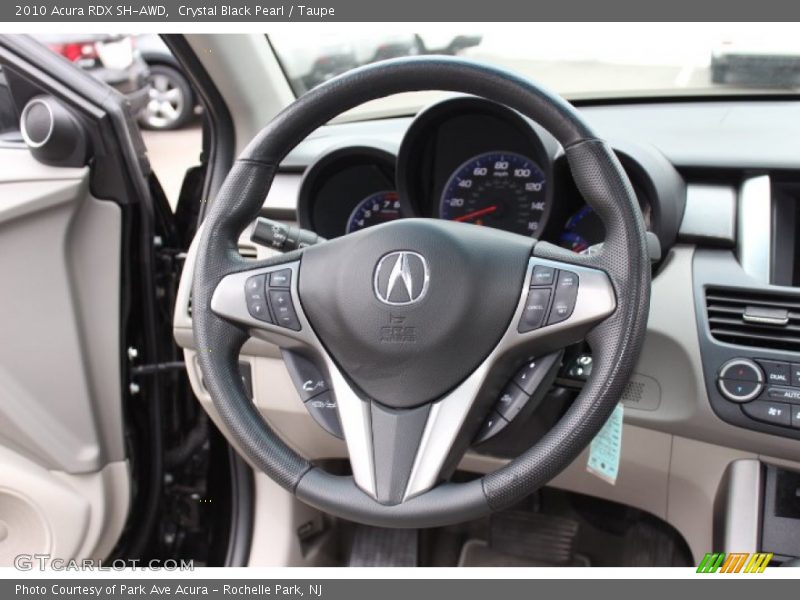 Crystal Black Pearl / Taupe 2010 Acura RDX SH-AWD