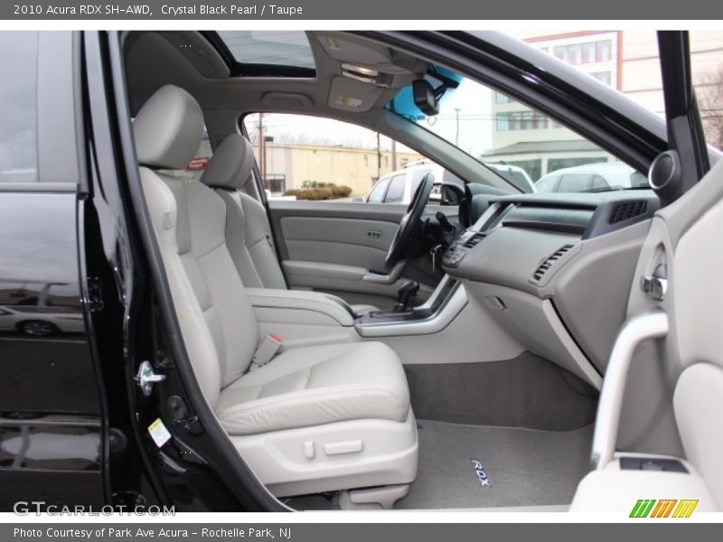 Crystal Black Pearl / Taupe 2010 Acura RDX SH-AWD