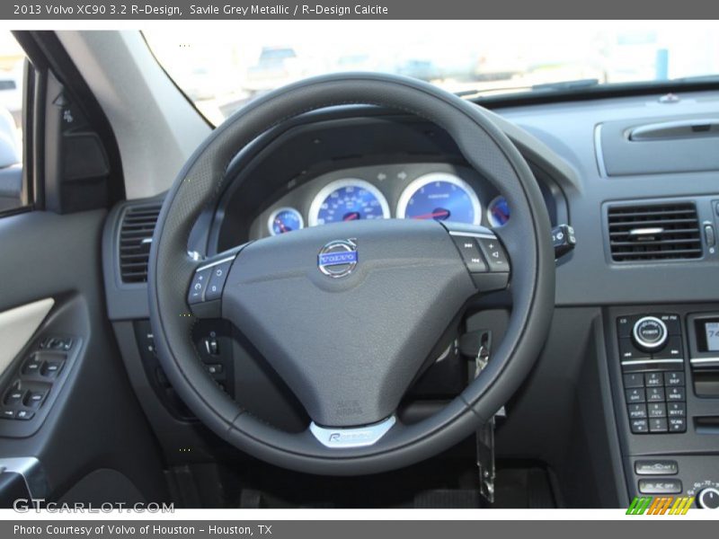 Savile Grey Metallic / R-Design Calcite 2013 Volvo XC90 3.2 R-Design