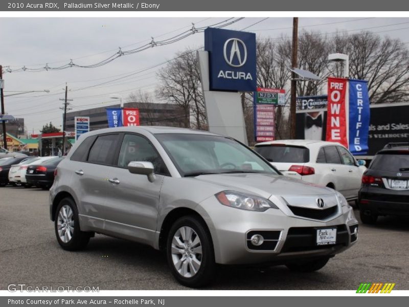 Palladium Silver Metallic / Ebony 2010 Acura RDX