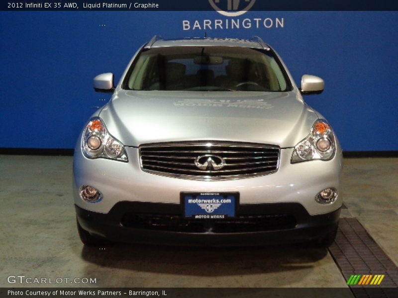 Liquid Platinum / Graphite 2012 Infiniti EX 35 AWD