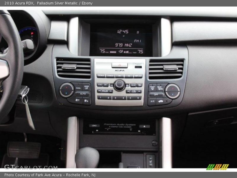 Palladium Silver Metallic / Ebony 2010 Acura RDX