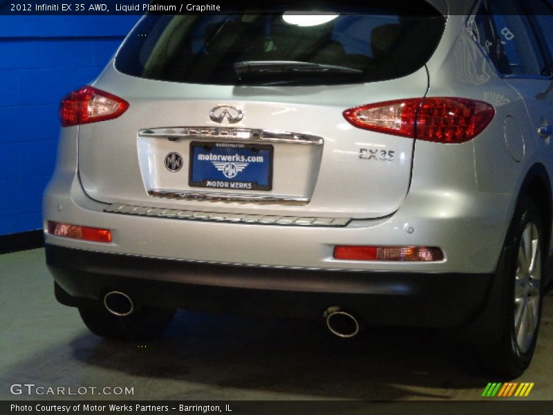 Liquid Platinum / Graphite 2012 Infiniti EX 35 AWD