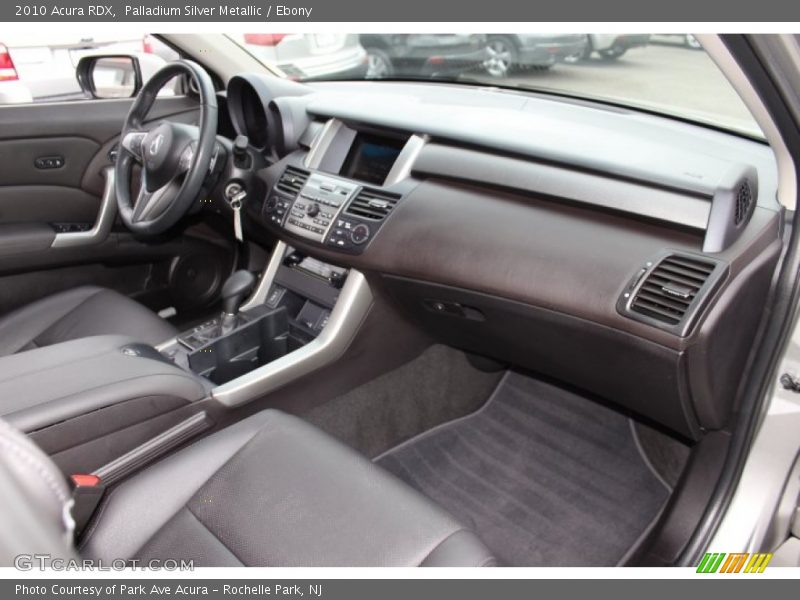 Palladium Silver Metallic / Ebony 2010 Acura RDX