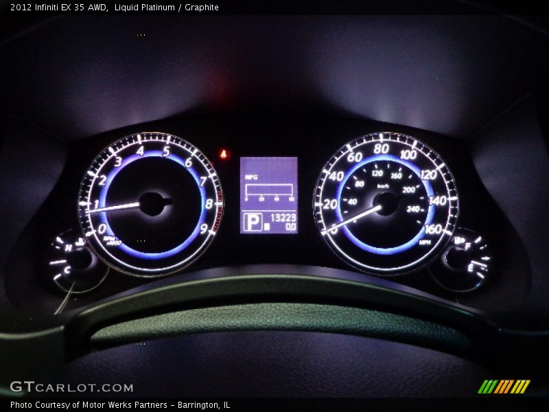  2012 EX 35 AWD 35 AWD Gauges