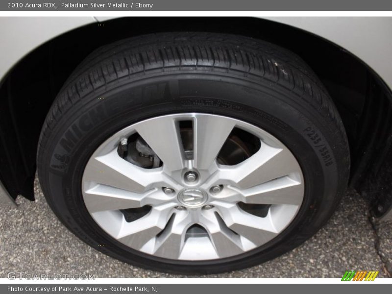 Palladium Silver Metallic / Ebony 2010 Acura RDX