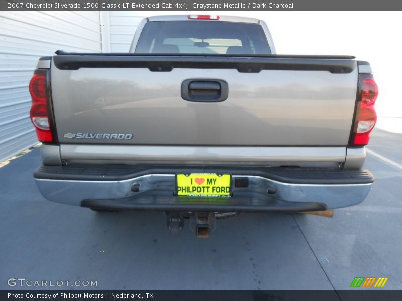 Graystone Metallic / Dark Charcoal 2007 Chevrolet Silverado 1500 Classic LT Extended Cab 4x4