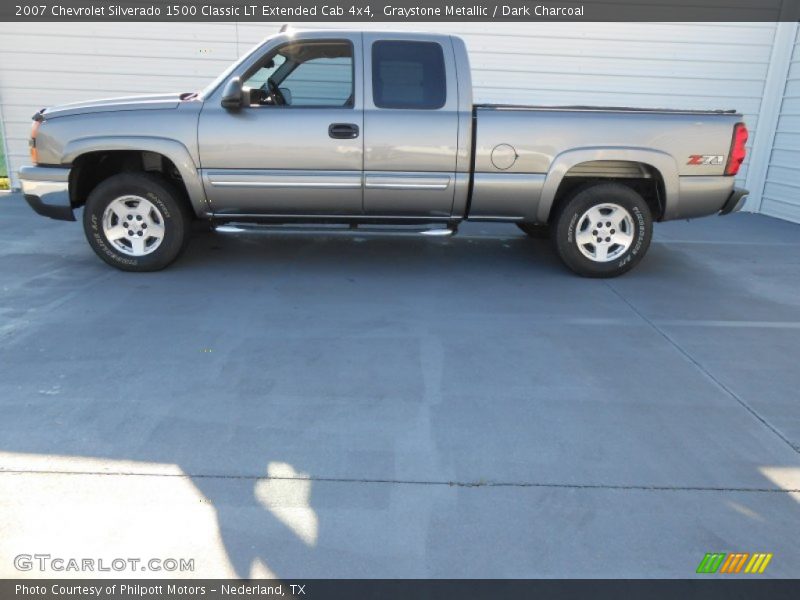 Graystone Metallic / Dark Charcoal 2007 Chevrolet Silverado 1500 Classic LT Extended Cab 4x4