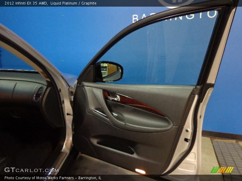 Liquid Platinum / Graphite 2012 Infiniti EX 35 AWD