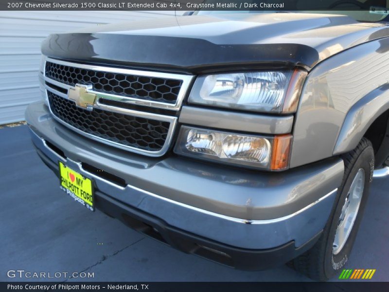 Graystone Metallic / Dark Charcoal 2007 Chevrolet Silverado 1500 Classic LT Extended Cab 4x4