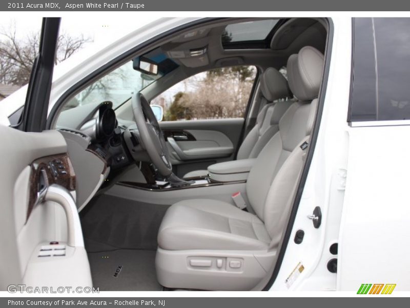Front Seat of 2011 MDX 