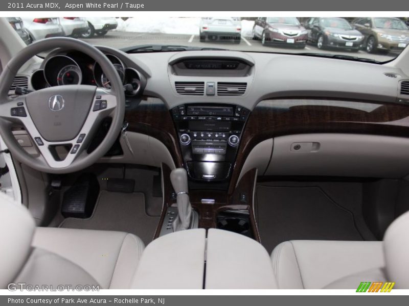 Aspen White Pearl / Taupe 2011 Acura MDX