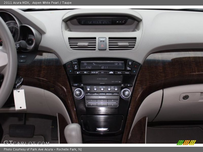 Aspen White Pearl / Taupe 2011 Acura MDX