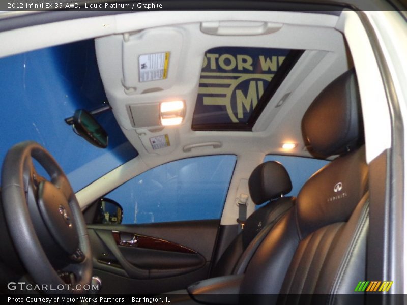 Liquid Platinum / Graphite 2012 Infiniti EX 35 AWD
