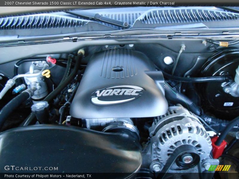 Graystone Metallic / Dark Charcoal 2007 Chevrolet Silverado 1500 Classic LT Extended Cab 4x4