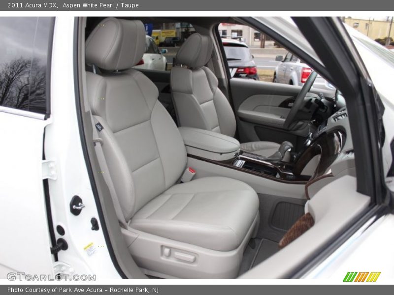 Aspen White Pearl / Taupe 2011 Acura MDX