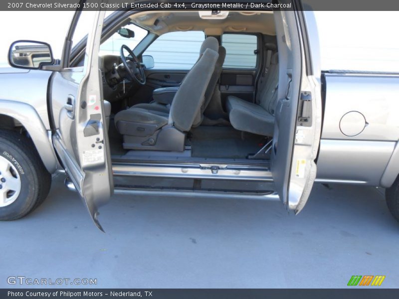 Graystone Metallic / Dark Charcoal 2007 Chevrolet Silverado 1500 Classic LT Extended Cab 4x4