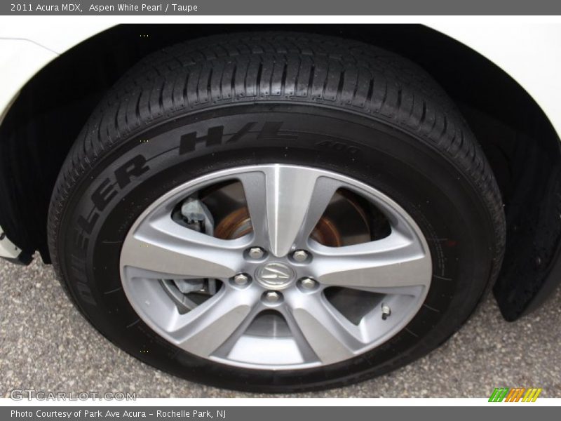 Aspen White Pearl / Taupe 2011 Acura MDX