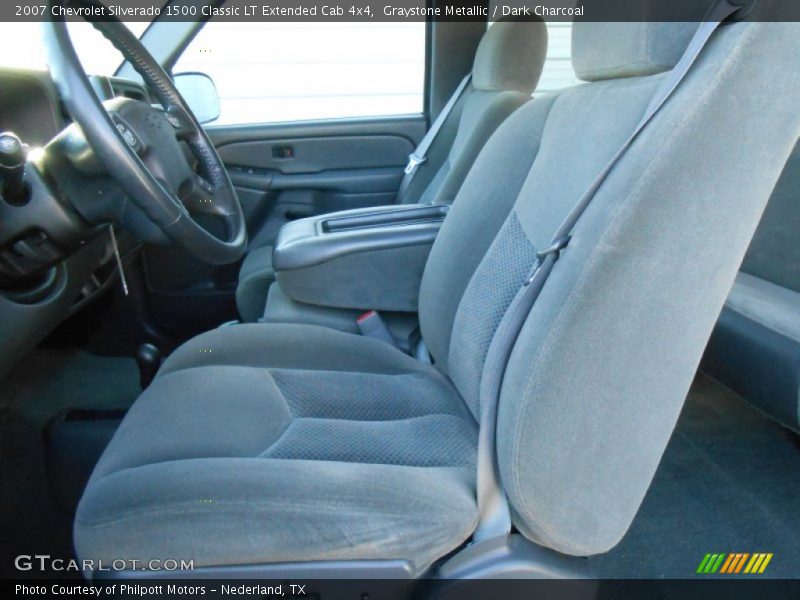 Graystone Metallic / Dark Charcoal 2007 Chevrolet Silverado 1500 Classic LT Extended Cab 4x4
