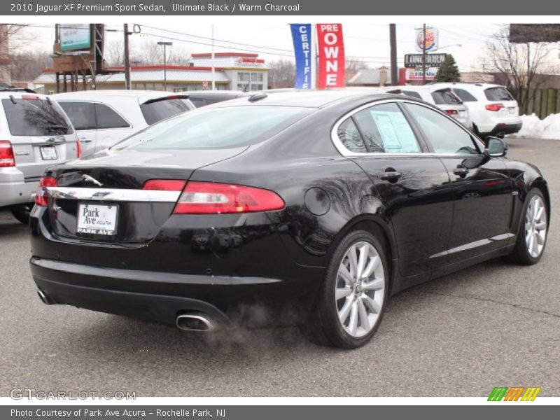 Ultimate Black / Warm Charcoal 2010 Jaguar XF Premium Sport Sedan