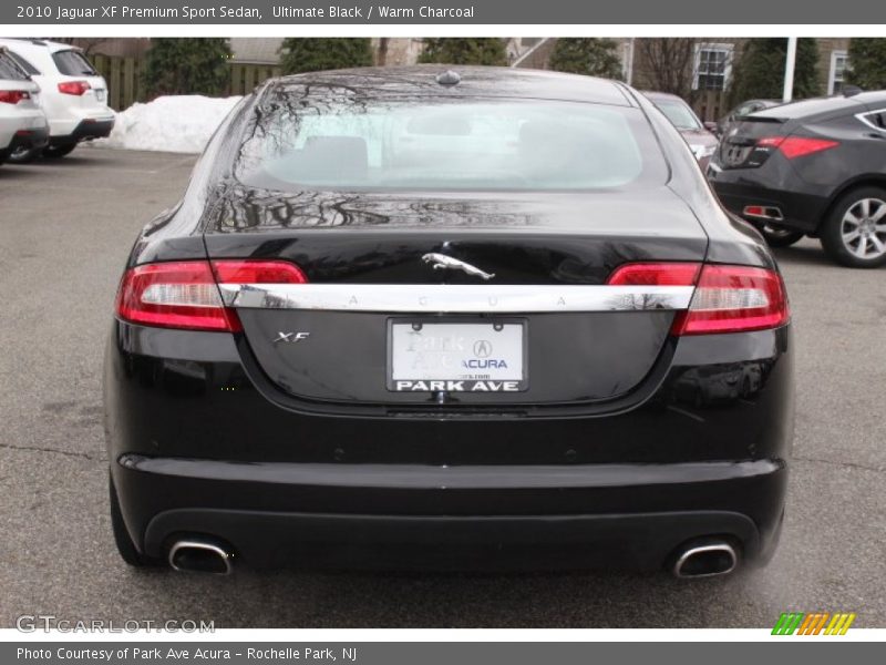 Ultimate Black / Warm Charcoal 2010 Jaguar XF Premium Sport Sedan