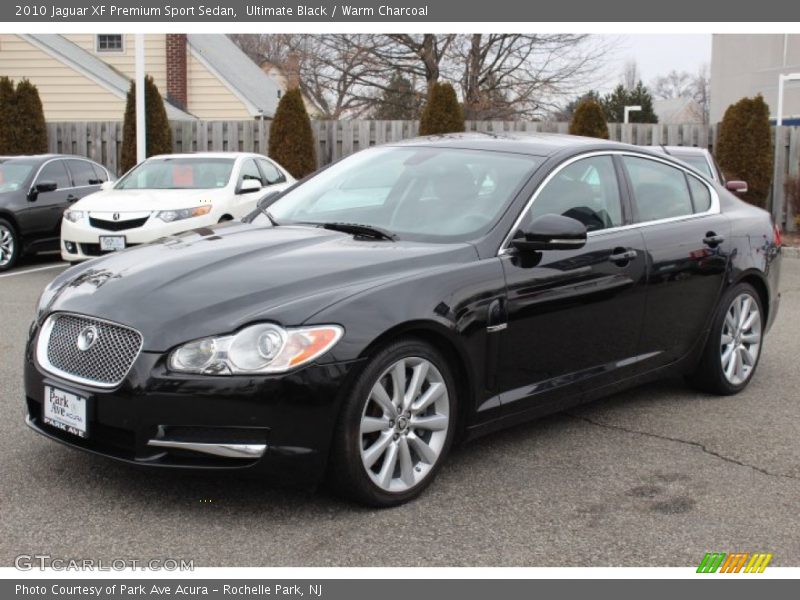 Ultimate Black / Warm Charcoal 2010 Jaguar XF Premium Sport Sedan