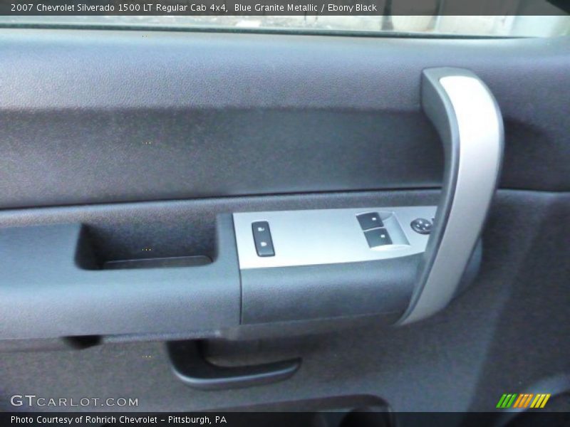 Blue Granite Metallic / Ebony Black 2007 Chevrolet Silverado 1500 LT Regular Cab 4x4