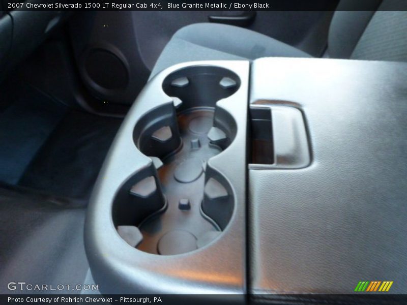 Blue Granite Metallic / Ebony Black 2007 Chevrolet Silverado 1500 LT Regular Cab 4x4